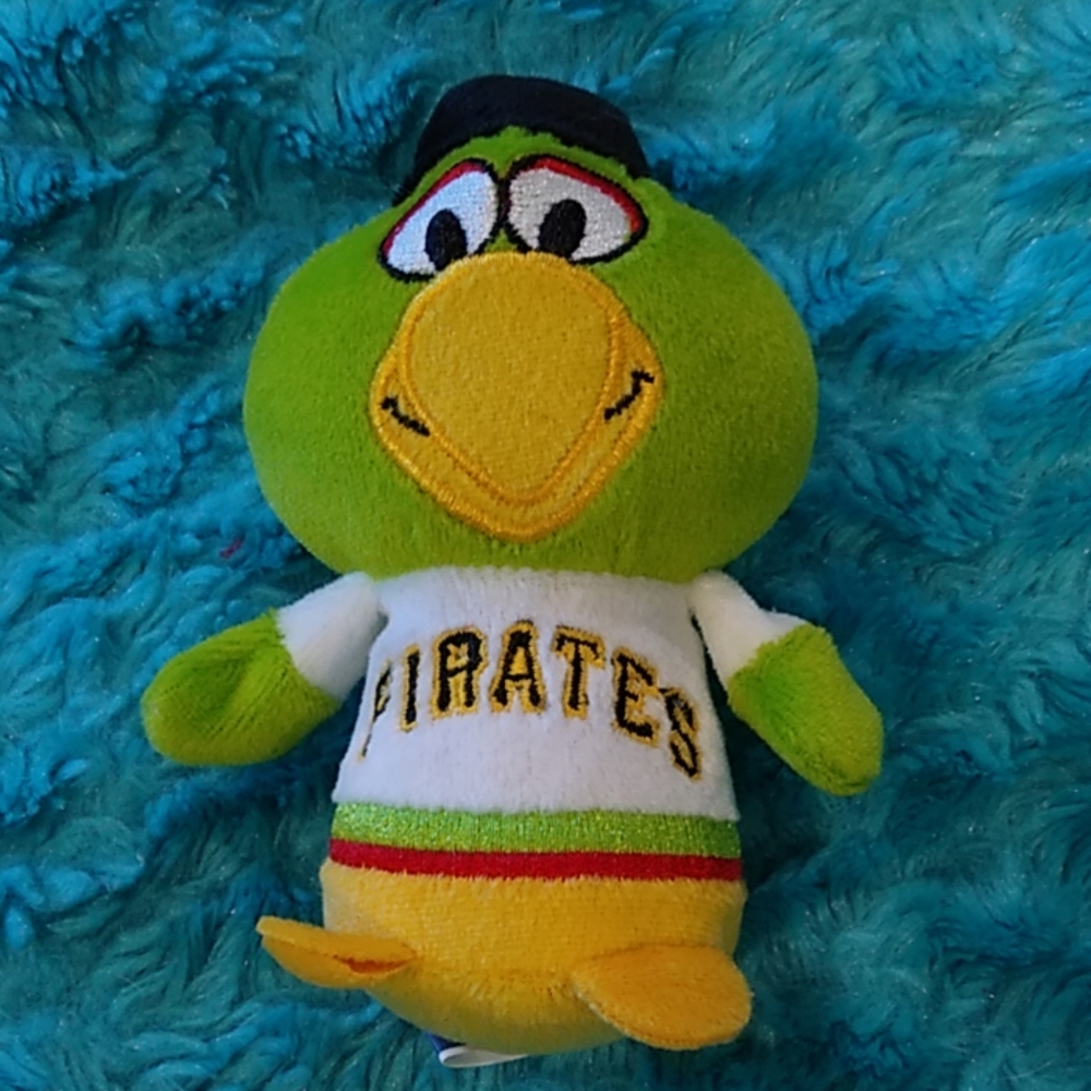 Stuffed Pittsburgh Pirates parrot mascot